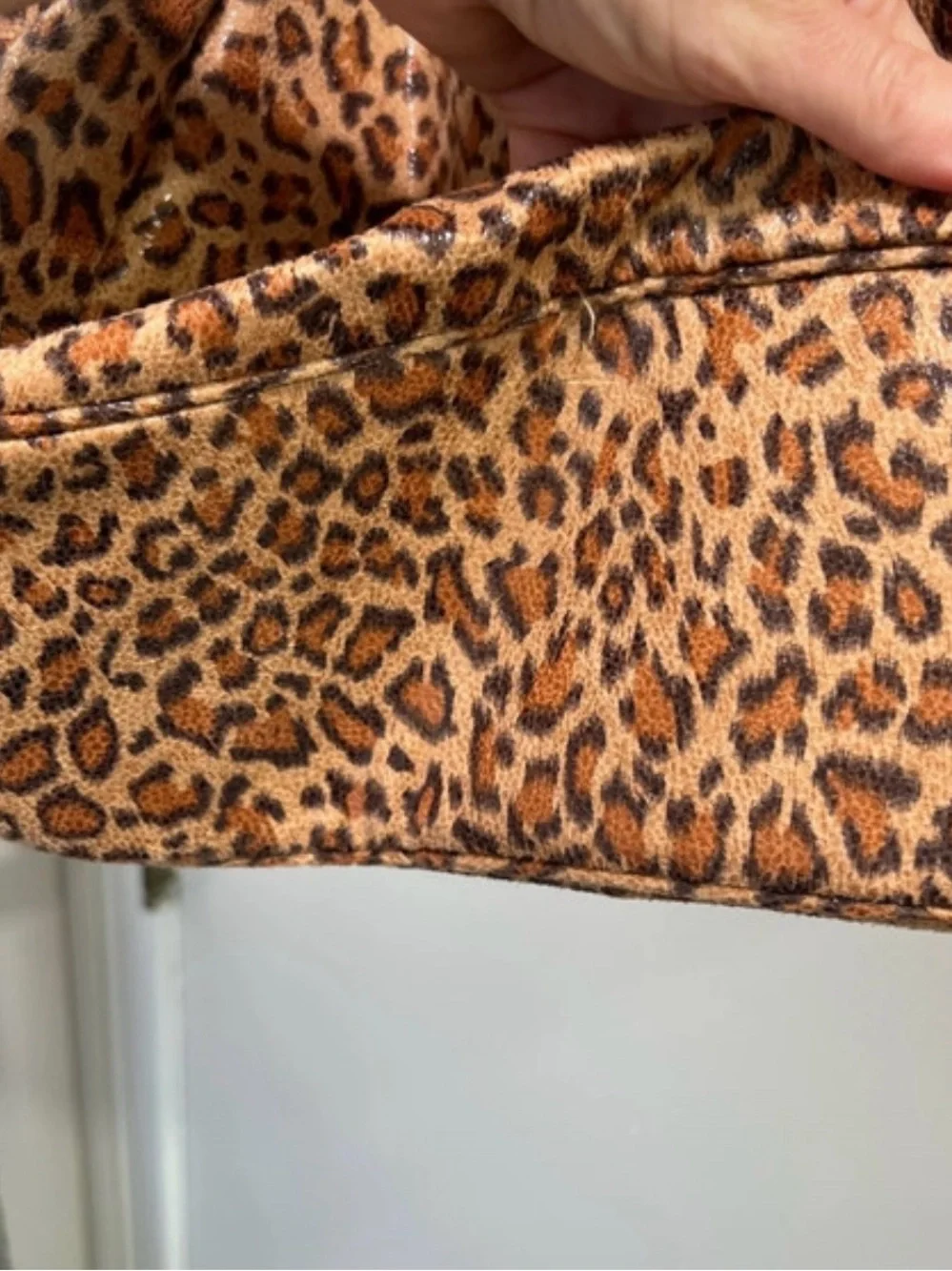Leopard Neiman Marcus tote w cinch option